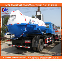 4X2 140HP Dongfeng Esgoto Limpeza Caminhão Vacuum Sewage Sucção Truck